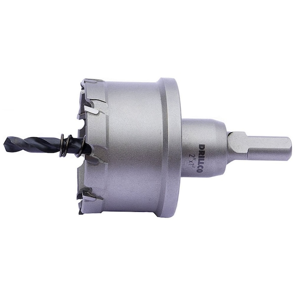 Drillco 5/8" x 1" DOC Carbide Tipped Hole Cutter 96CT140 - main